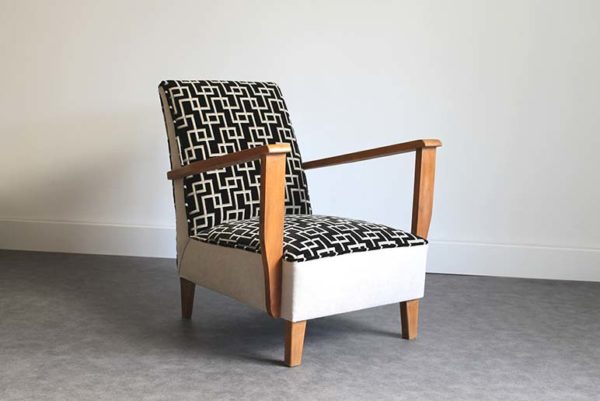 fauteuil 1950 designers guild vue droite